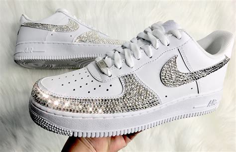 ladenzeile nike swarovski schuhe herren|Swarovski X Nike Air Force 1 Low 'White' .